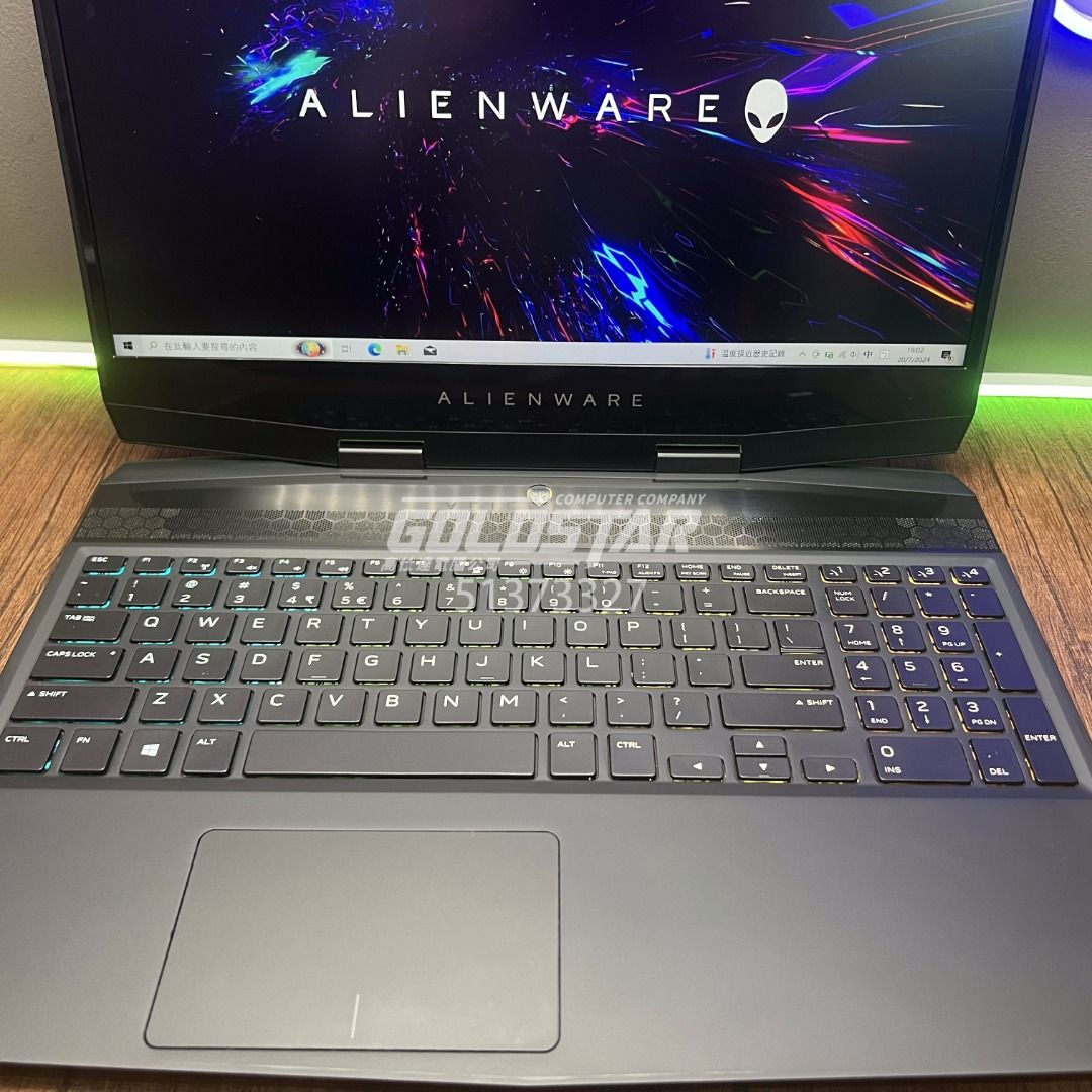 高階ALIENWARE M15/RTX2060/i7-9750H/RAM 32G/512G SSD/1TB HDD/15''全高清/240Hz ...