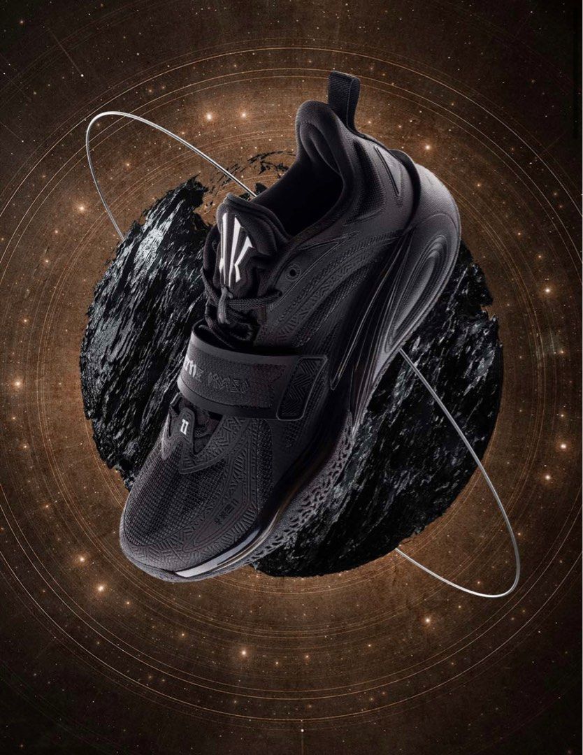 ANTA Kai 1 (Triple Black) US10.5, Men 