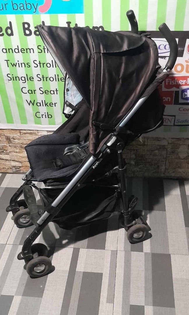 Aprica stick (Category: Strollers) located in Caloocan City. Submitted by Unicoijo02 (Listing ID 1315304298, Image 2). Description: branded stroller po ba ang hanap? baka eto po hanap nyo. open for pick up or shipping.