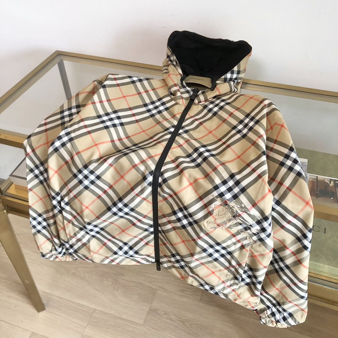 Authentic burberry reversible jacket
