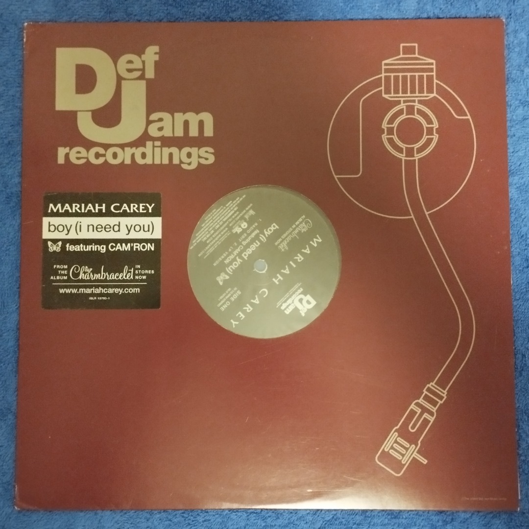 MARIAHCAREY BOY(I need you)-Feat.Cam'ron ✓Available: vinyl LP