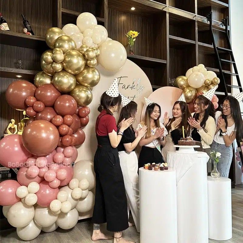 Balloon Backdrop Setup Hobbies Toys Stationery Craft Occasions