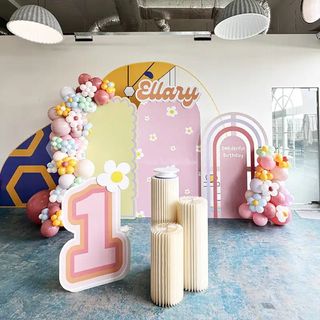 Balloon Backdrop Setup Hobbies Toys Stationery Craft Occasions