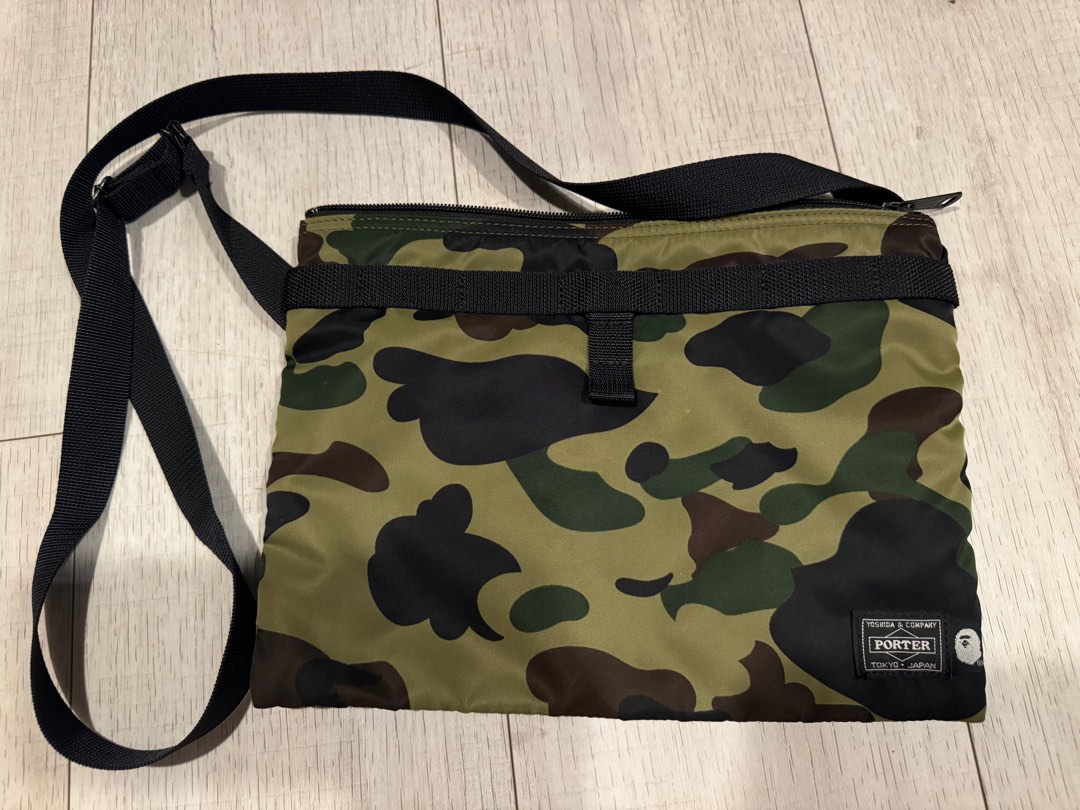 Bape x Porter sling bag Men s Fashion Bags Sling Bags on Carousell