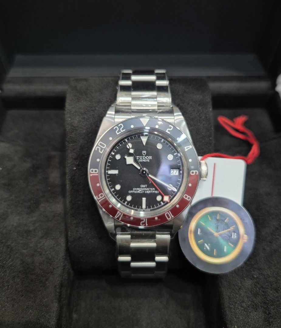 BNIB June 2024 Full Sticker Tudor Black Bay GMT Pepsi 79830RB