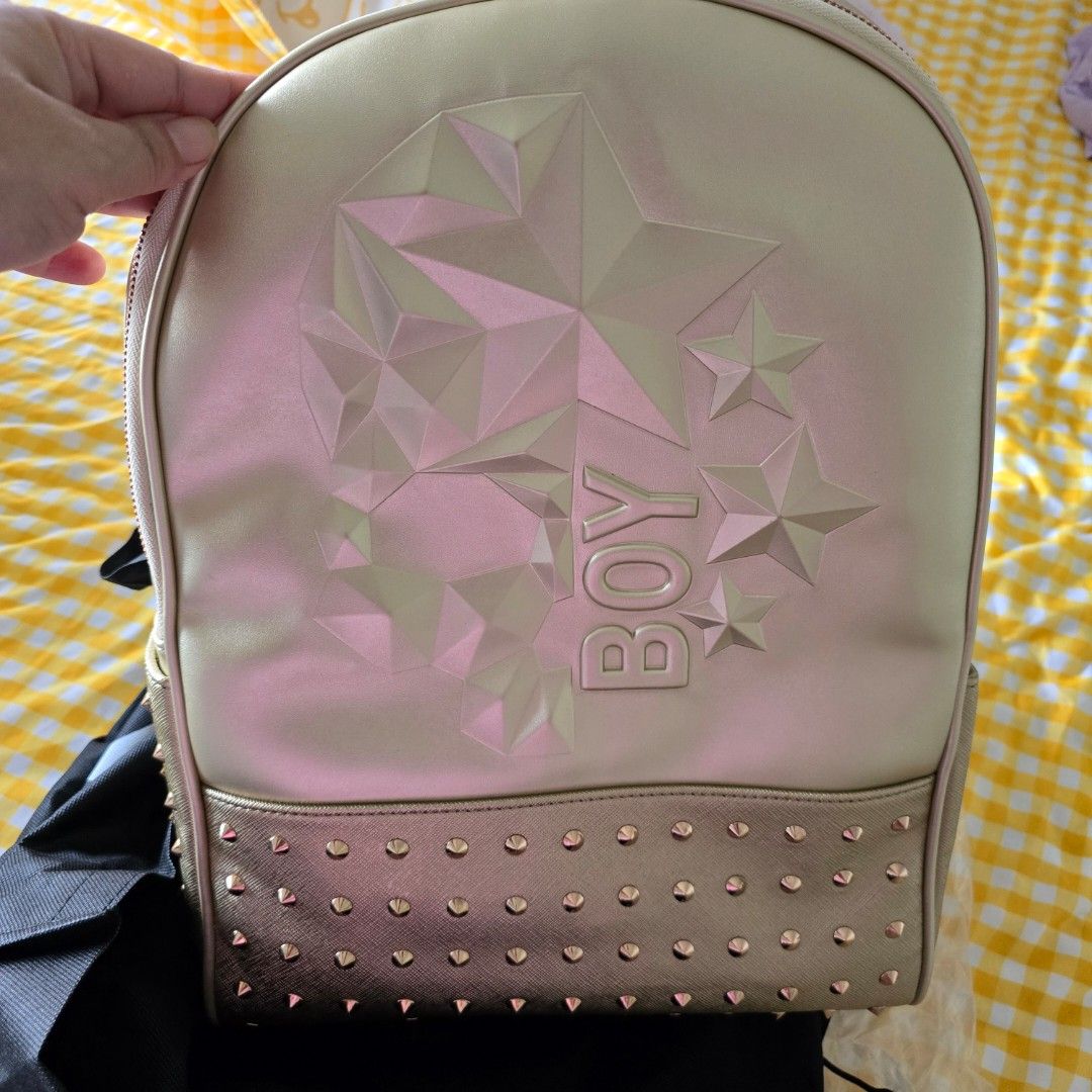 BOY LONDON LIMITED EDITION GOLD BACKPACK