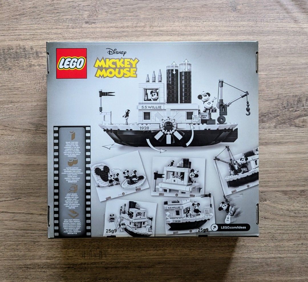 Lego ideas 21317 disney steamboat willie building kit hot sale