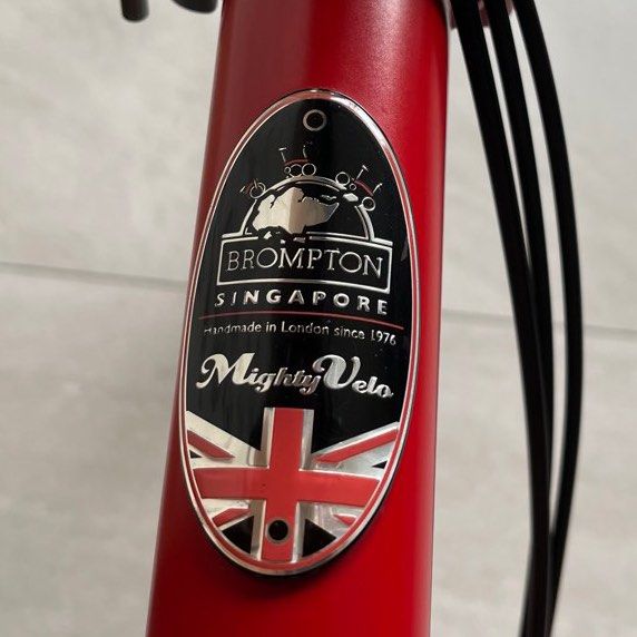 Brompton M6R SG50 Edition 2015 Red titanium upgrades Sports Equipment Bicycles Parts Bicycles on Carousell