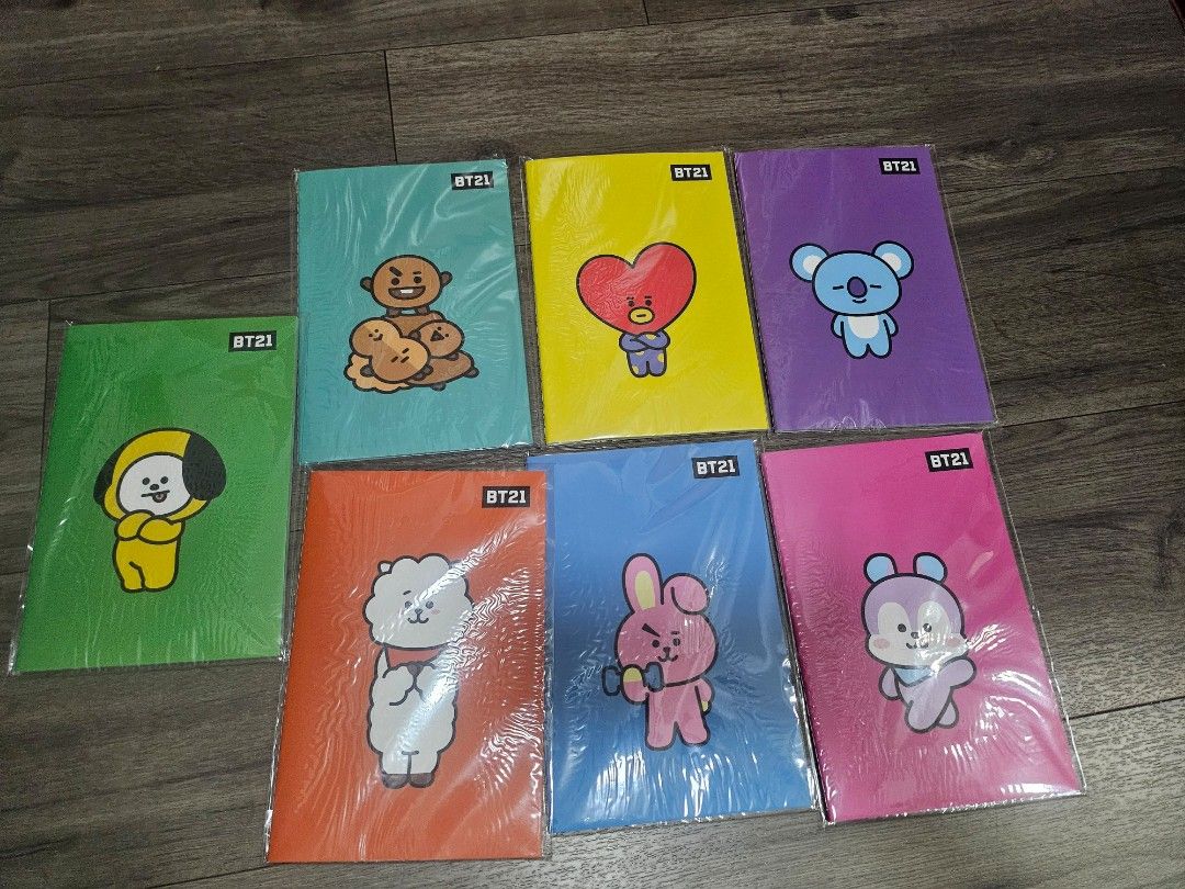 BT21 BTS MINISO A5 Notebook, Hobbies & Toys, Stationery & Craft, Other ...
