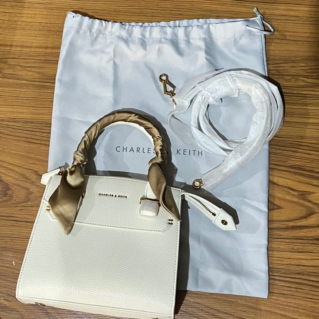 Satin scarf top handle bag best sale