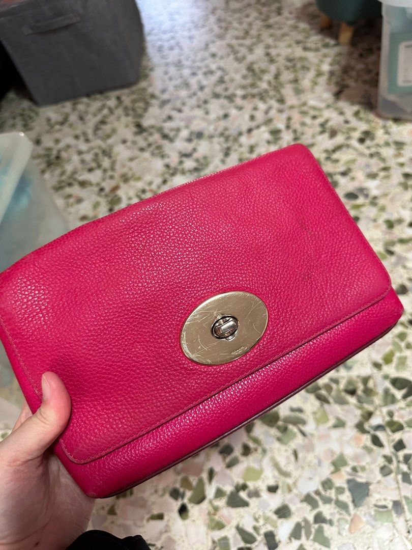 Coach crossbody bag hot pink