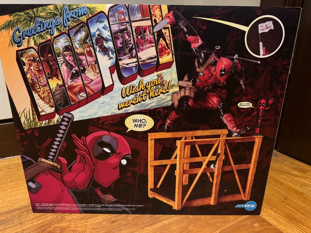 Kotobukiya Deadpool X-Force Prepainted Model Kit 1/6 (Category: Figurines & Statues) located in Quezon City. Submitted by at883 (Listing ID 1315443397, Image 3). Description: BIB .
