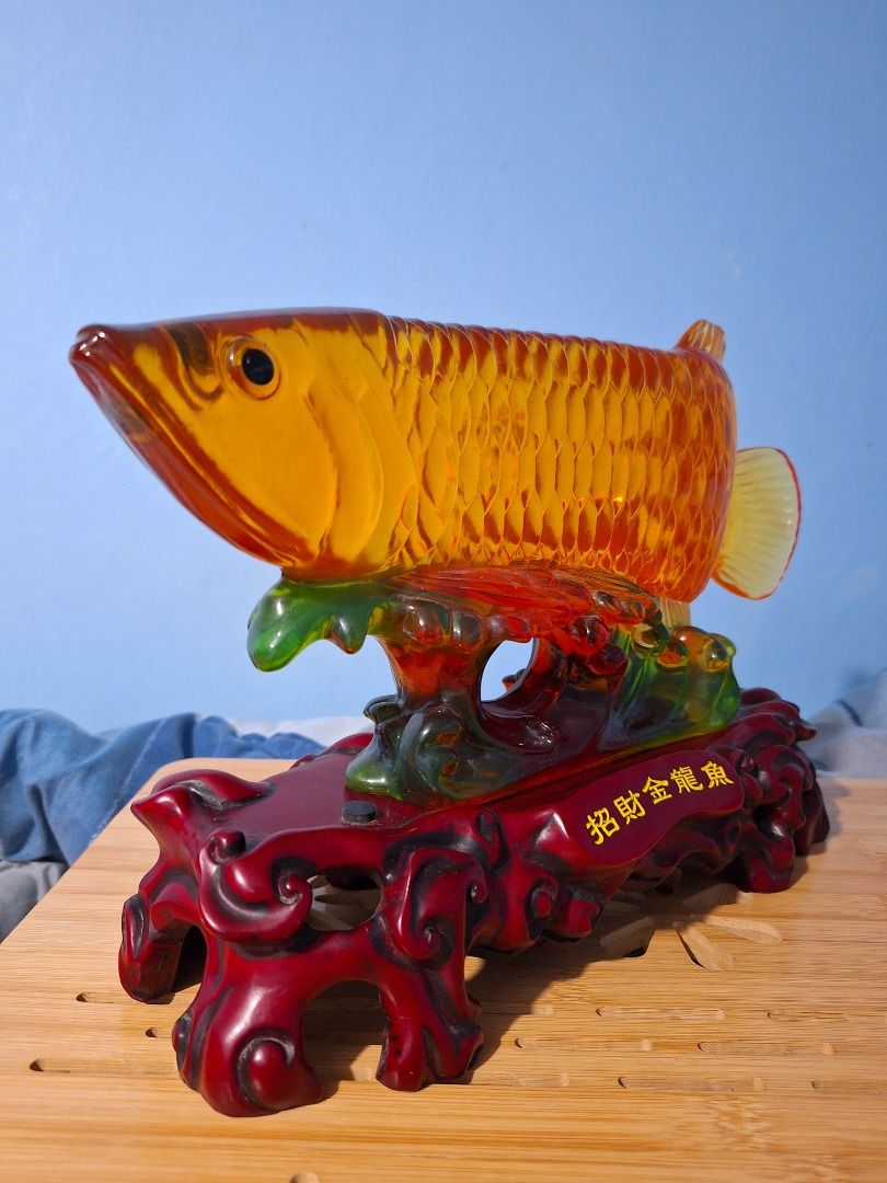 Feng Shui Citrine Arowana Home Decor (Category: Precious Stones) located in Manila. Submitted by mayflornicole14 (Listing ID 1315424655, Image 1). Description: Bought at Binondo. Rfs: decluttering & for additional fund po for my tuition this A.Y..