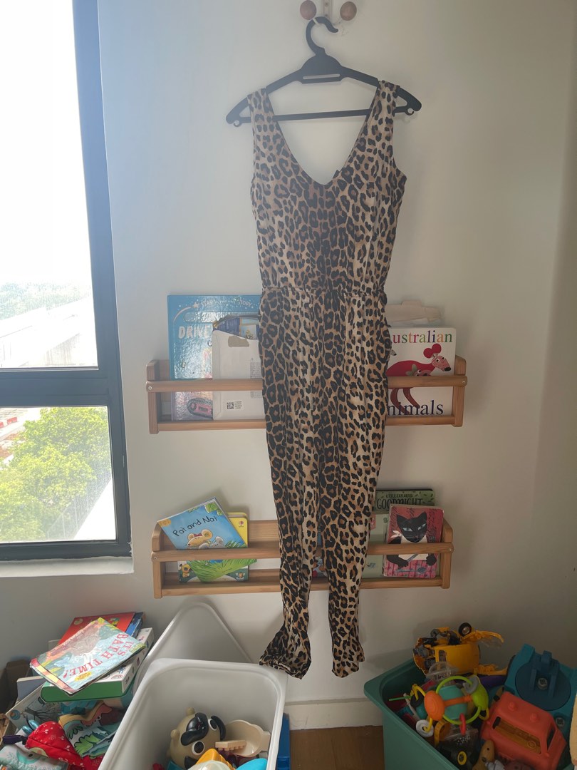 Forever21 leopard jumpsuit