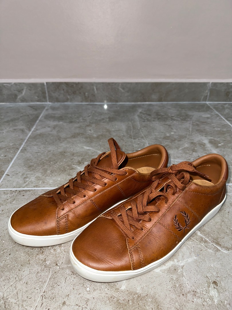Fred perry spencer waxed leather new arrivals