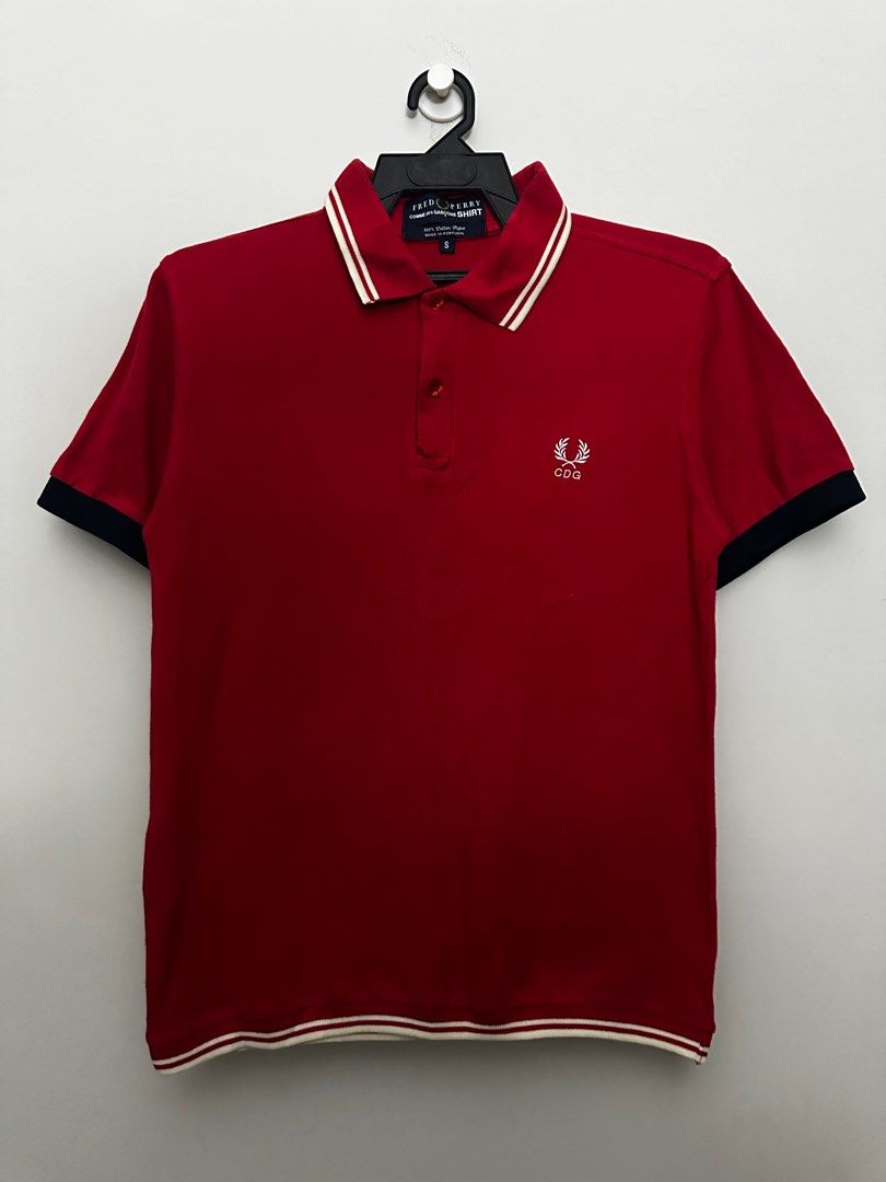 Fred Perry x CDG Men s Fashion Tops Sets Tshirts Polo Shirts on Carousell