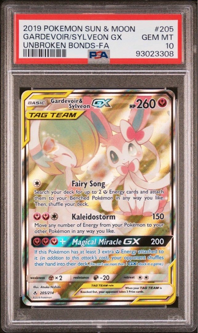 ポケモンカードゲーム GARDEVOIR & SYLVN.GX PSA10 Gardevoir & Sylveon GX Alternate Art PSA 10 - Pokemon Unbroken