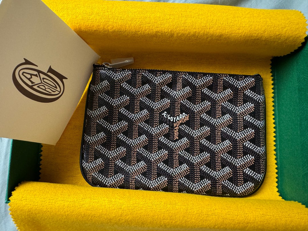 Goyard mini pouch top