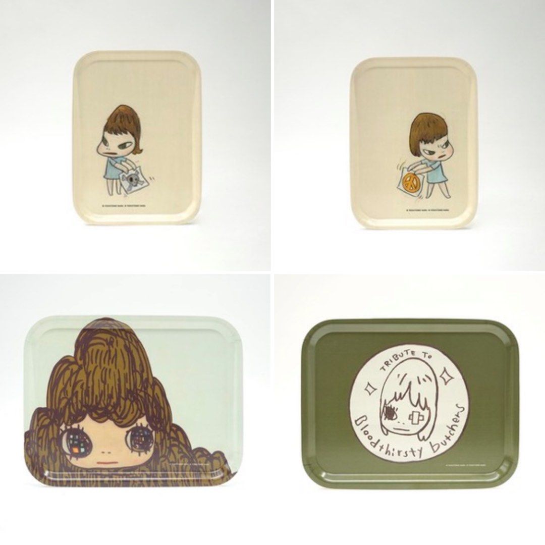 2024超人気 How2work Tray 奈良美智藝術家木盤系列家居藝術品系列Artwork x その他