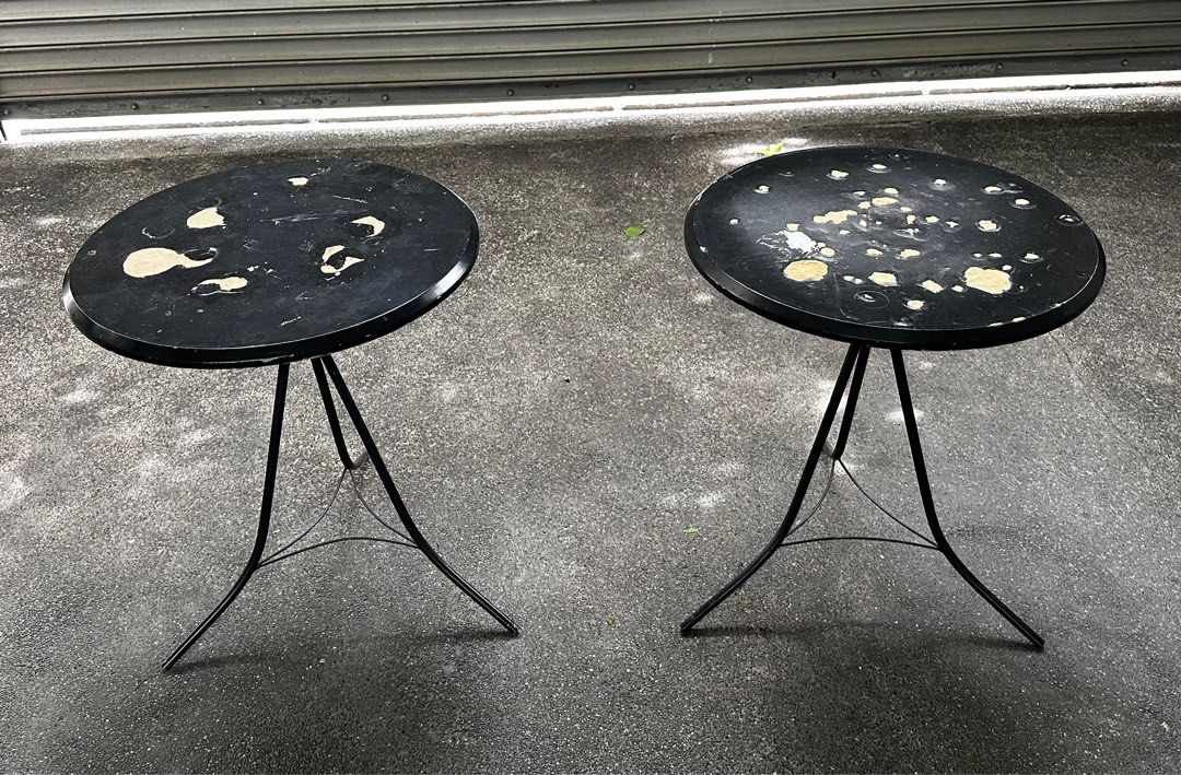 Ikea Side Table, Round, Bedside Table, Pair (Category: Tables & Sets) located in Pasay City. Submitted by jen.pen (Listing ID 1315367746, Image 1). Description: Ikea Side Table, Round, Bedside Table, Pair Diameter: approx 18.5 in. Height: approx 22 in..