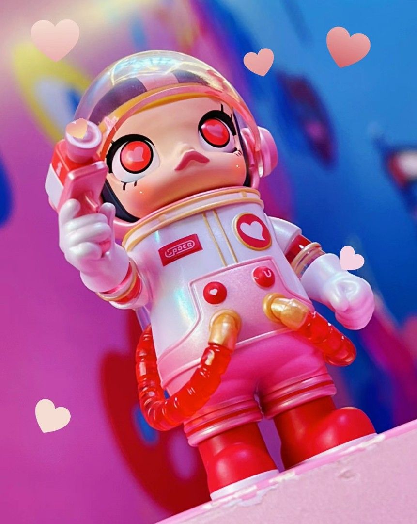 INSTOCK!!!] Popmart Mega Space Molly 400% Heartbeat, Toys