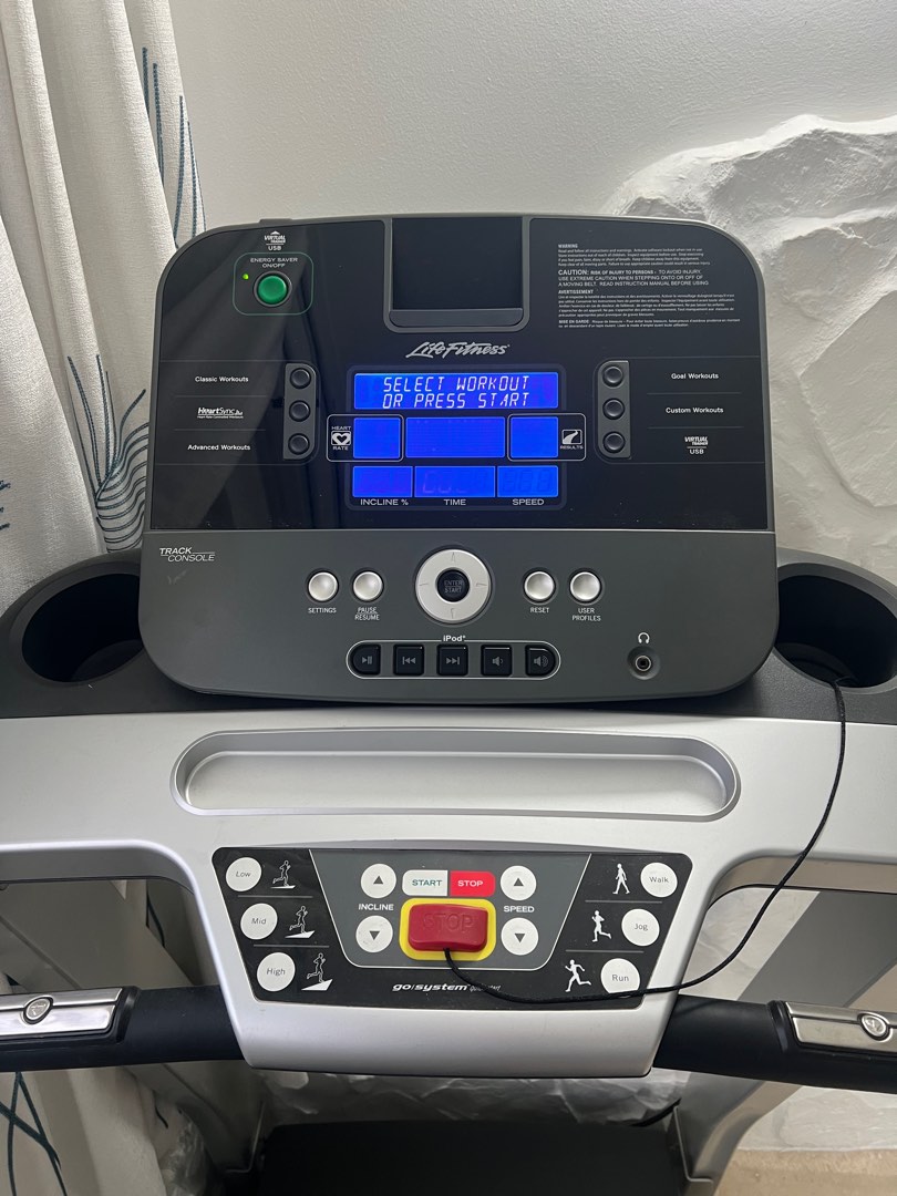 Life fitness f3 treadmill used shop