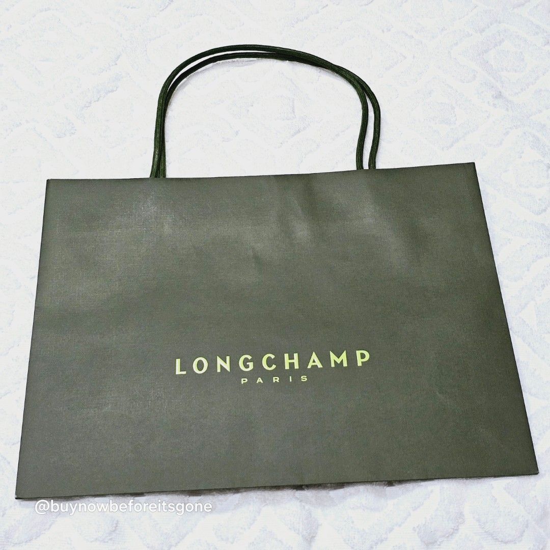 Longchamp Paper Bag Luxury Bags Wallets on Carousell