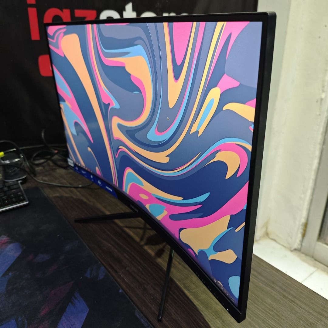 MONITOR CURVED PHILIP 165HZ FHD IPS MULUS SIAP GAMING SETUP MANTAP ...