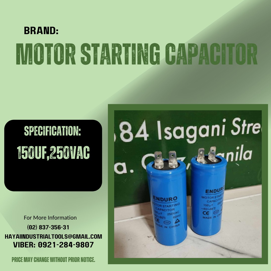 Motor Starting Capacitor, Commercial & Industrial, Industrial Equipment ...
