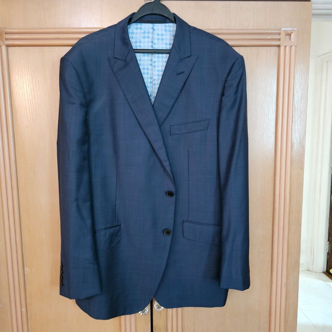 Navy blue blazer marks and spencer hot sale