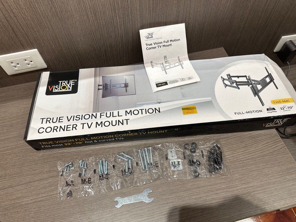NEW TV Wall Mount (32-70" TV screen size) (Category: TV Parts & Accessories) located in San Juan City. Submitted by quickdolphin.0fab36 (Listing ID 1315469675, Image 3). Description: .