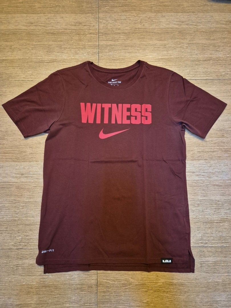 nike lebron james witness t shirt