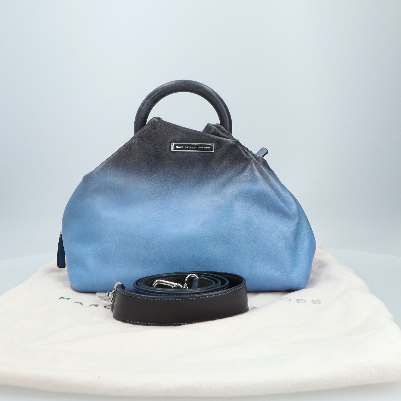NO REFUND/READ DESCRIPTION* MARC BY MARC JACOBS BLUE LEATHER OMBRE