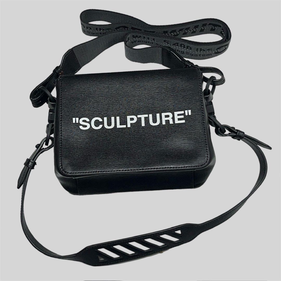 Off White Black Sculpture Binder Clip Bag Carousell