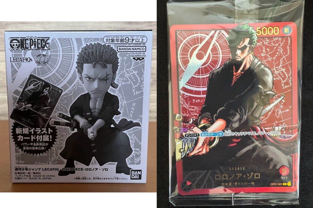 One Piece Card Game Shonen Jump LECAFIG WCF Zoro OP01-001, Hobbies