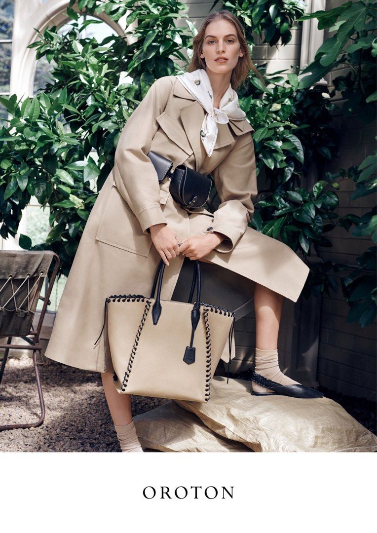 Oroton trench coat online