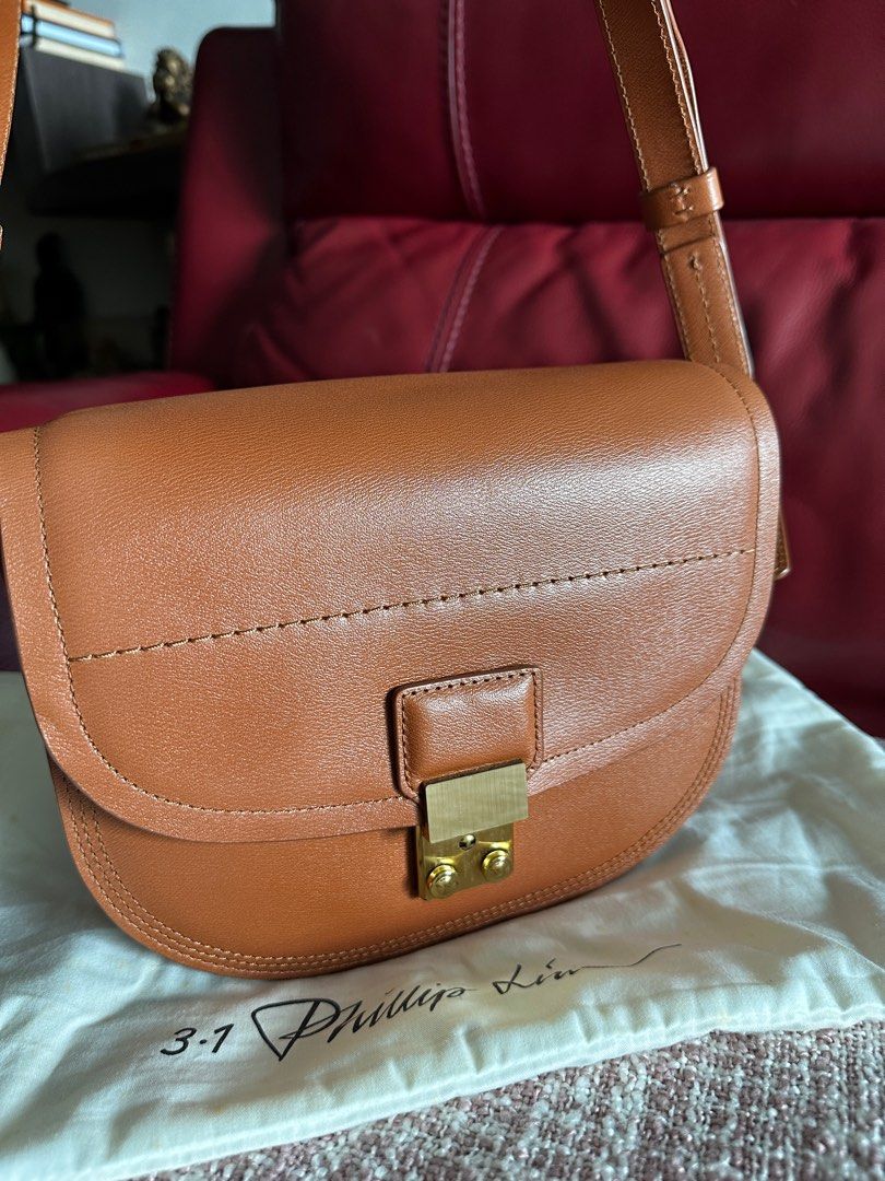 Phillip Lim Pashli Saddle in Cognac
