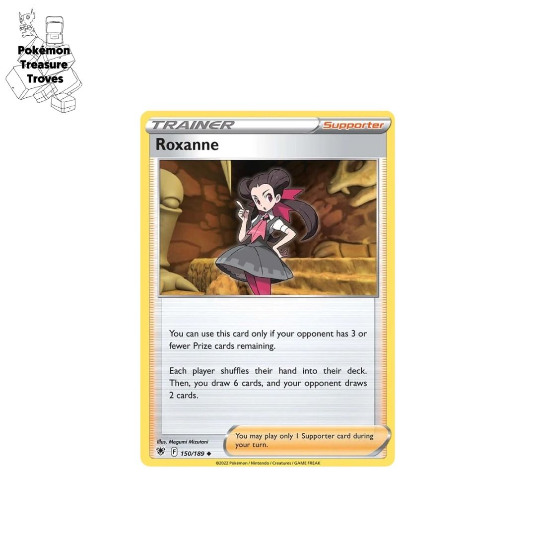 roxanne pokemon card price 188/189 Rare Ultra (SWSH Astral Radiance) + TitanCards Toploader Toys You may play only 1 Supporter card during your turn Roxanne SR 081/067 S9a Battle