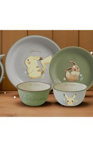 Pokémon Ceramic Dinnerware Set (NTUC FairPrice Living With Pokémon ...