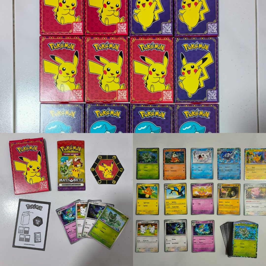 Pokemon McDonald's Happy Meal Match Battle Card Sets, Hobbies
