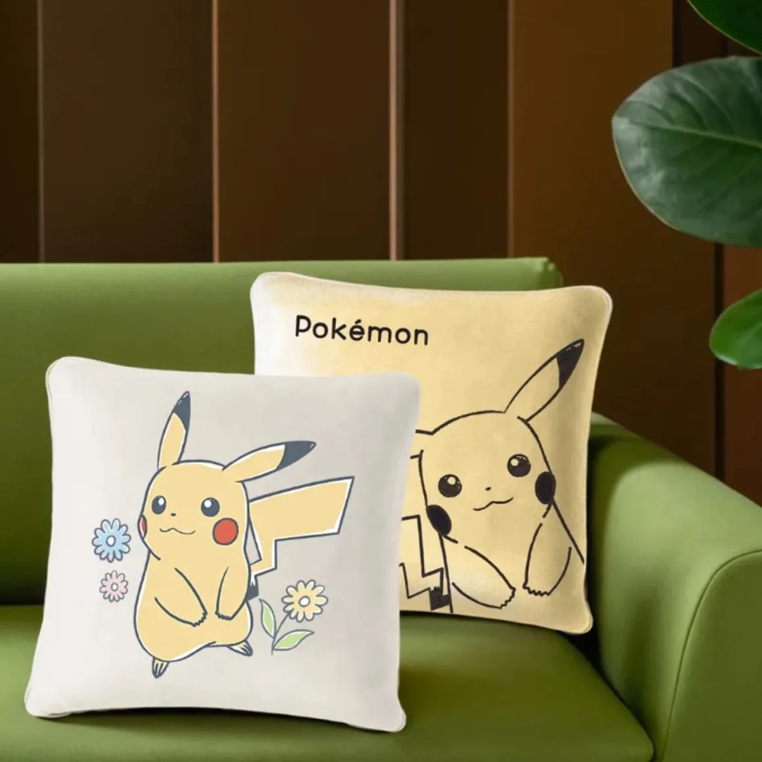 Pokemon Multi Function Cushion Pillow Blanket Furniture Home Living Home Decor Cushions Throws on Carousell