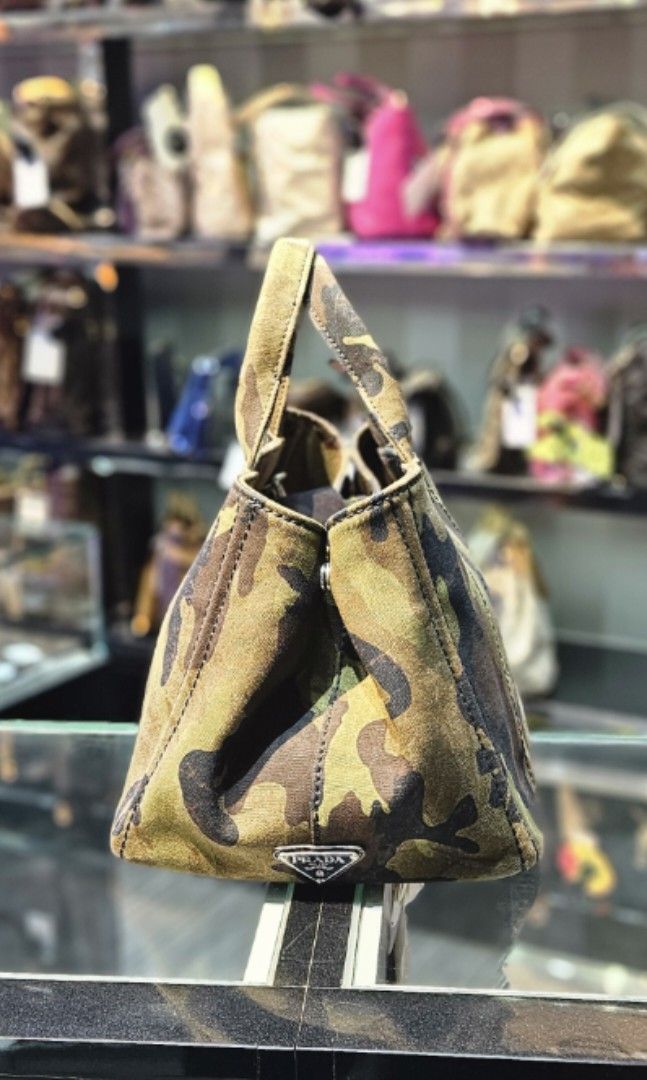 Prada Camouflage Tote Bag
