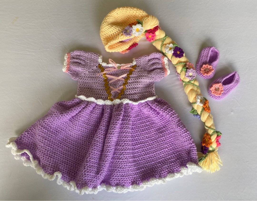crochet rapunzel dress Rapunzel Inspired Crochet Costume