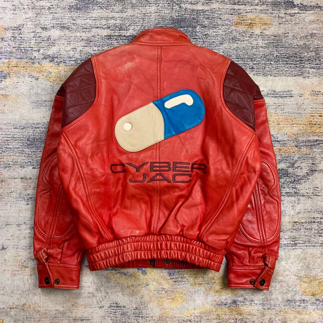 Rare K's leather Kadoya x Akira pill cyber jack leather jacket