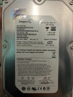 Seagate 320GB HDD505580221324994560