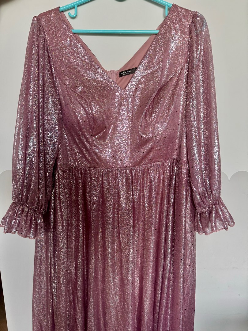 Shimmer dress shein store