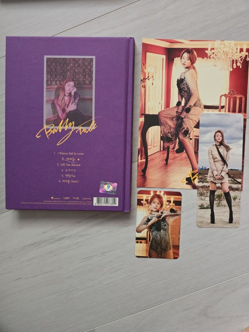 Song Ji Eun Autographed 2nd Mini Album Bobby Doll