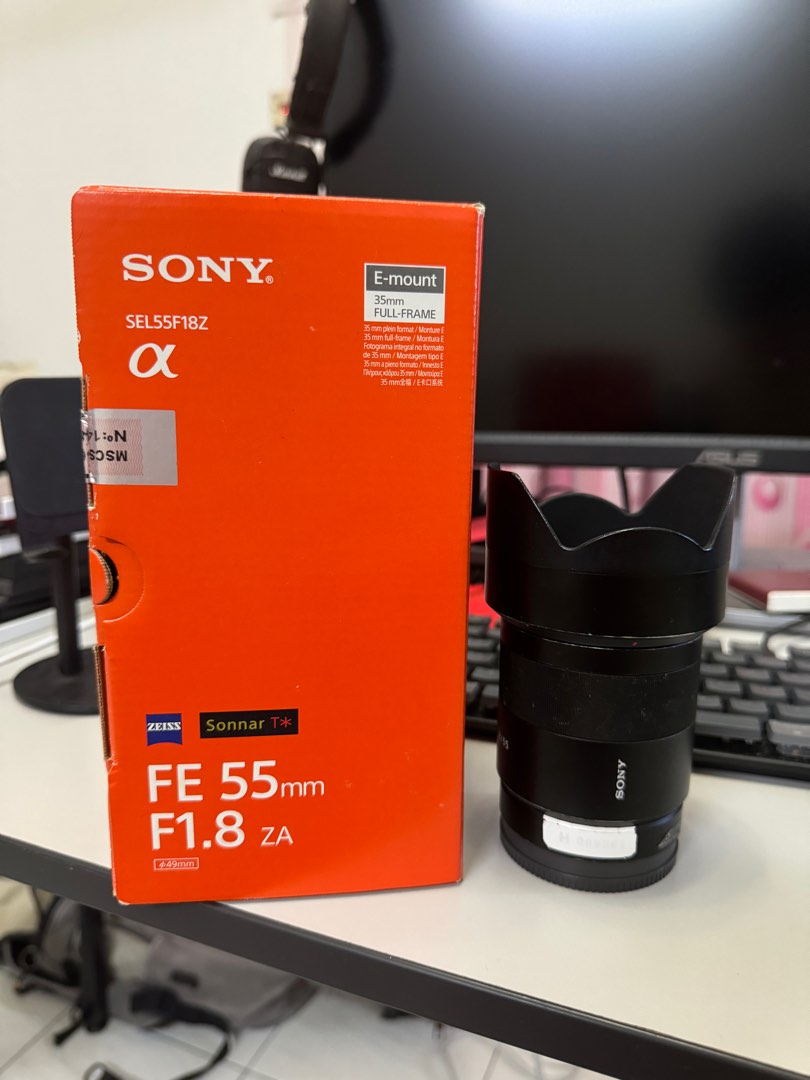 Sony 55mm f1 8 zeiss photography lens kits on carousell