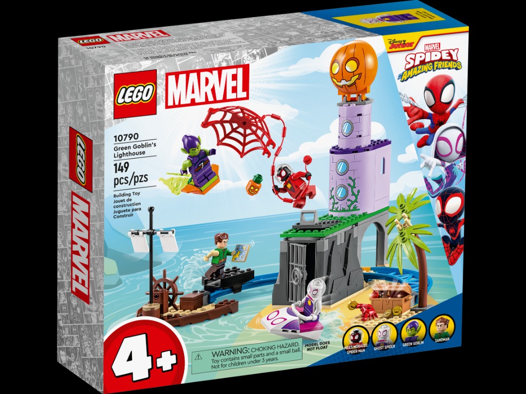 Brand New Lego Marvel Spiderman 10790 Team Spidey at Green Goblin's ...