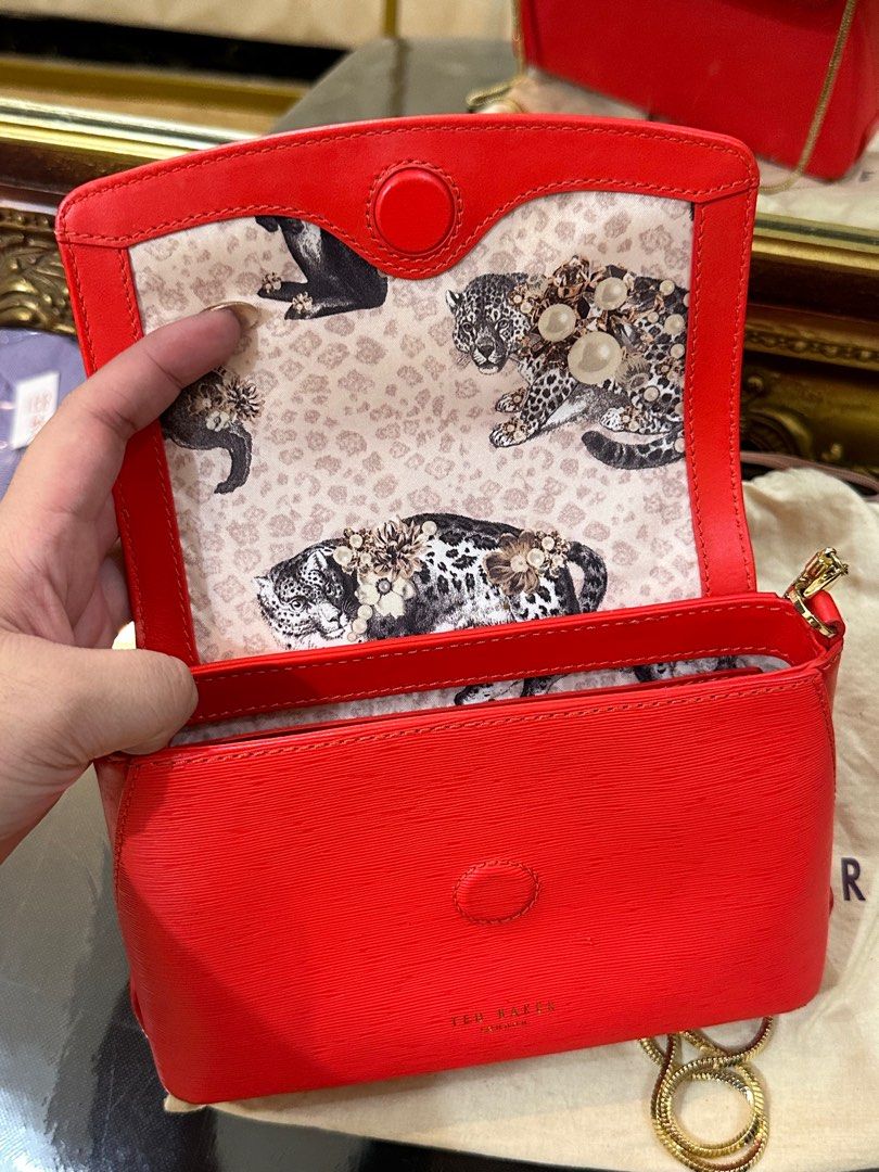 TED BAKER Tessi Curved Bow Crossbody Bag
